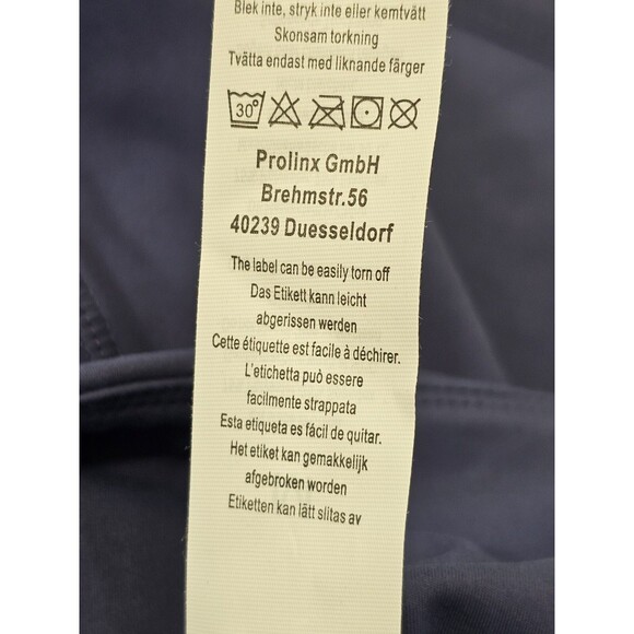 ALK Women's M Athrock Navy Blue Athleisure Athletic Stretch Wiast Leggings NEW - Picture 7 of 10